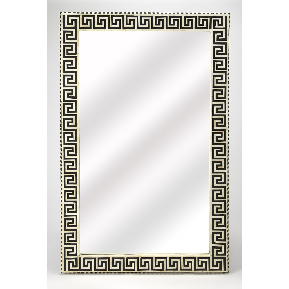 Eternity Black Bone Inlay Wall Mirror, 5267318