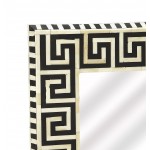 Eternity Black Bone Inlay Wall Mirror, 5267318