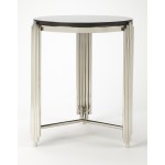 Khalifa Black Granite End Table, 5310025