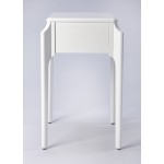 Wilshire Glossy White Nightstand, 5321304