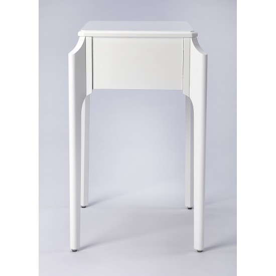 Wilshire Glossy White Nightstand, 5321304