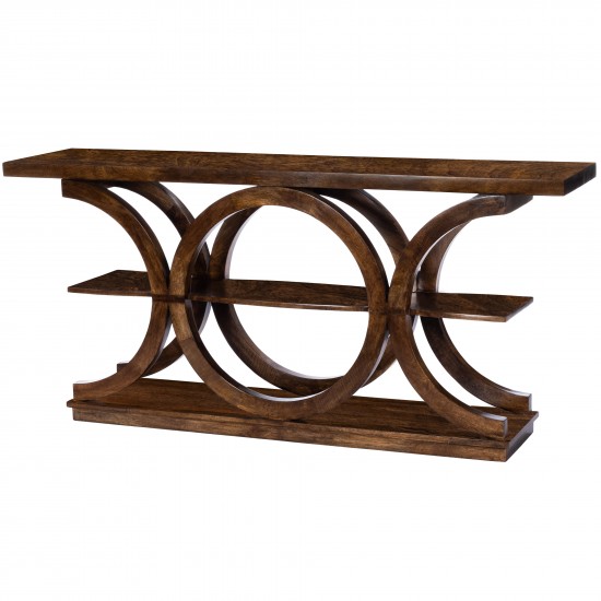 Stowe Brown Rustic Console Table, 5327354