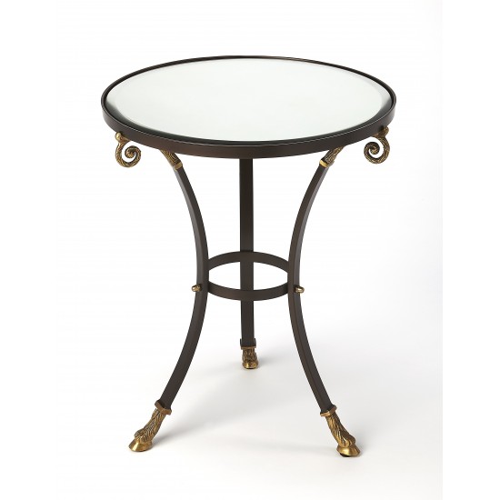 Meurice Glass & Metal Accent Table, 5342025