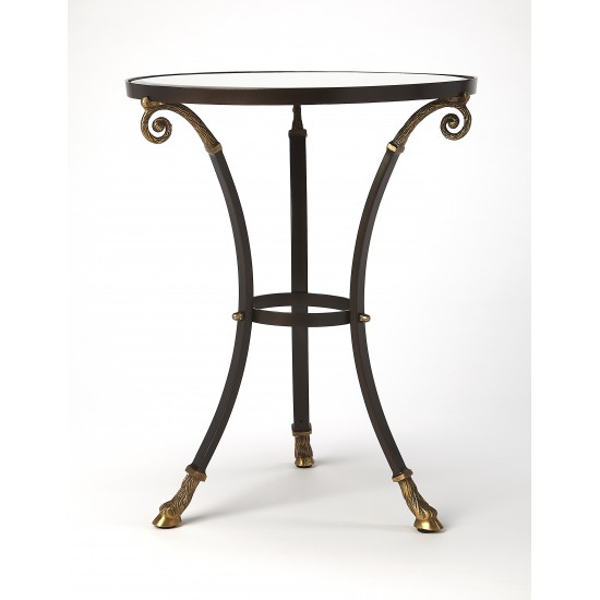 Meurice Glass & Metal Accent Table, 5342025