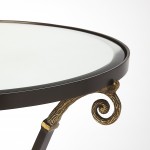 Meurice Glass & Metal Accent Table, 5342025