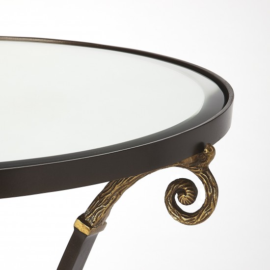Meurice Glass & Metal Accent Table, 5342025