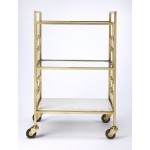 Arcadia Polished Gold Bar Cart, 5347402