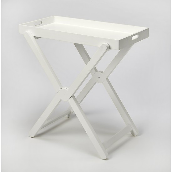 Edna White Tray Table, 5360288