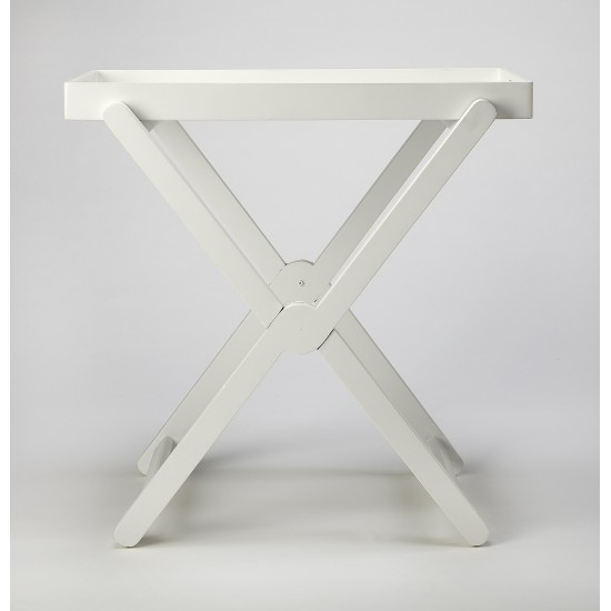 Edna White Tray Table, 5360288