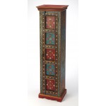 Amir Hand Painted Tall Cabinet, 5364290