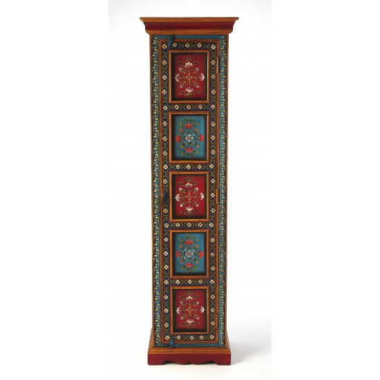 Amir Hand Painted Tall Cabinet, 5364290