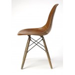 Orson Brown Leather Side Chair, 5379344