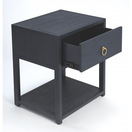 Lark Navy Blue End Table, 5384291