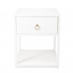 Lark White End Table, 5384304