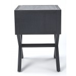 Lark Navy Blue End Table, 5385291