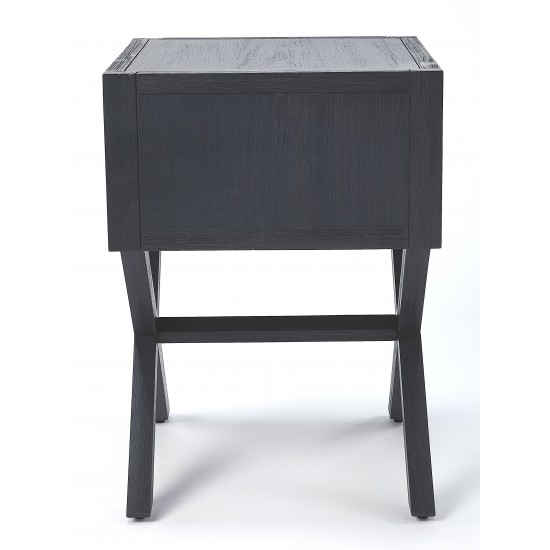 Lark Navy Blue End Table, 5385291