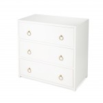 Lark White 3 Drawer Chest, 5392304