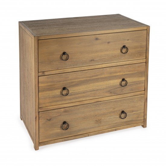 Lark Natural Wood 3 Drawer Chest, 5392312