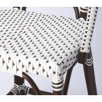 Solstice White & Chocolate Rattan Counter Stool, 5399354