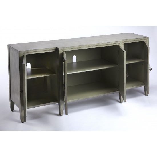 Giovanna Olive Gray Mirrored Sideboard, 5403140