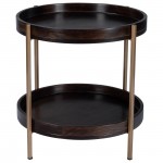 Damirra Wood & Metal Accent Table, 5454140