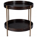 Damirra Wood & Metal Accent Table, 5454140