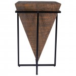 Gulnaria Wood & Metal Accent Table, 5455140