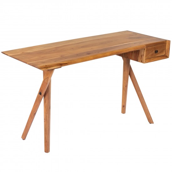 Vikky Natural Wood Desk, 5458312