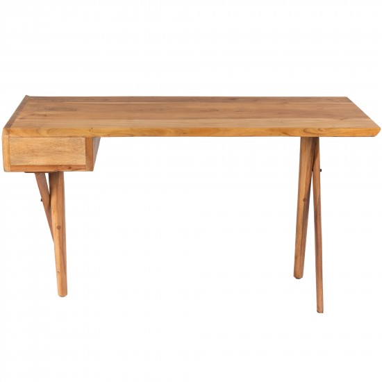 Vikky Natural Wood Desk, 5458312