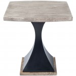 Lidiya Gray Wood & Metal End Table, 5459025