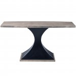 Lidiya Gray Wood & Metal Console Table, 5460025