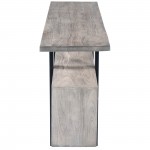 Raitis Gray Wood & Metal Sideboard, 5461025