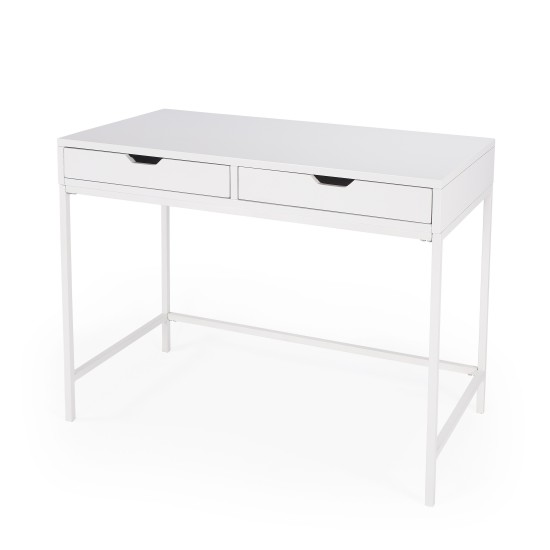 Belka White Desk with Drawers, 5466304