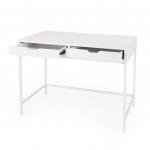 Belka White Desk with Drawers, 5466304