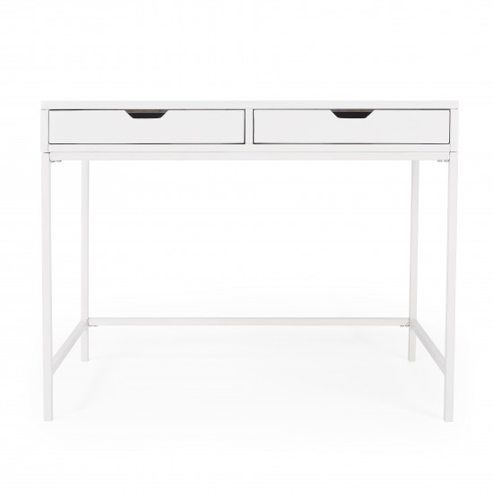 Belka White Desk with Drawers, 5466304