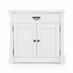 Alek White Solid Wood Chest with Storage, 5467304