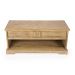 Efrem Natural Wood Bench with Storage , 5468312