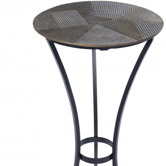 Gaston Round Metal End Table, 5477025