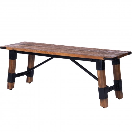 Masterson Wood & Metal Bench, 5478330