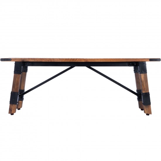 Masterson Wood & Metal Bench, 5478330