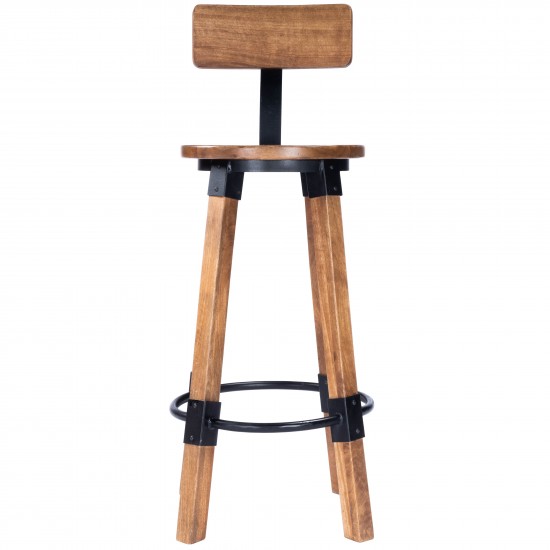 Masterson Wood & Metal Bar Stool, 5480330