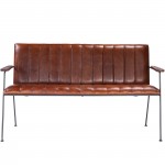 Phoenix Leather & Metal Bench, 5482330