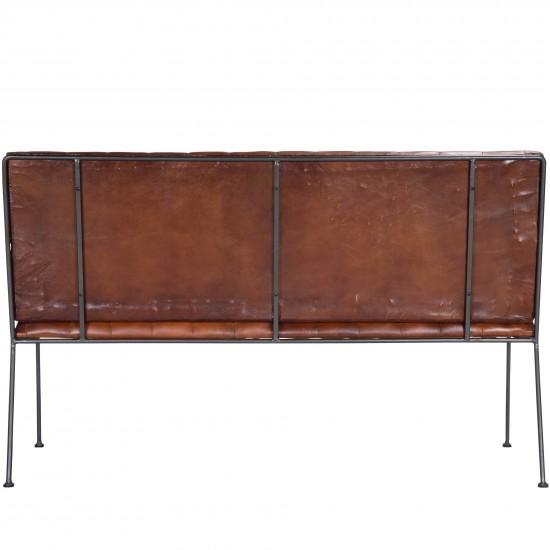 Phoenix Leather & Metal Bench, 5482330