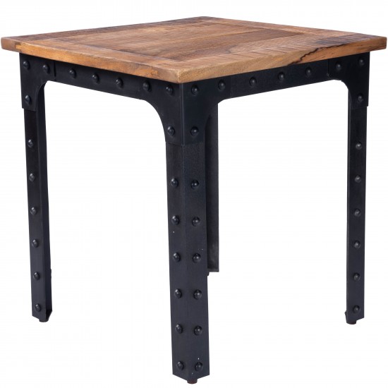 River Wood & Metal Dining Table, 5493330