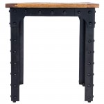 River Wood & Metal Dining Table, 5493330