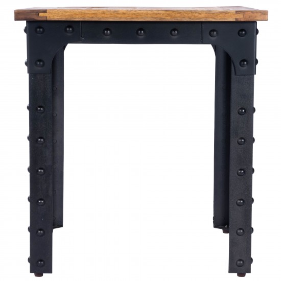 River Wood & Metal Dining Table, 5493330
