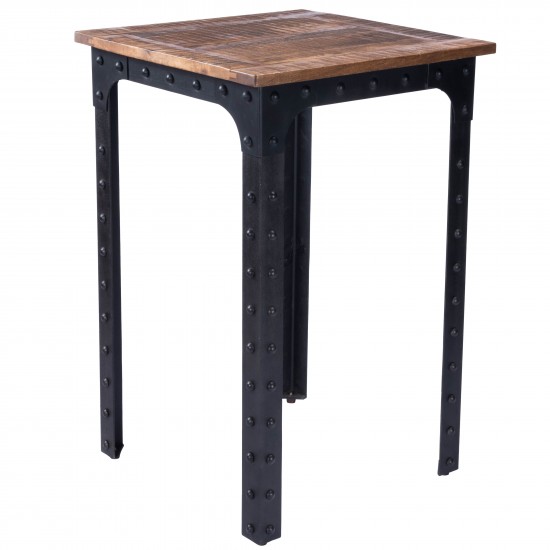 River Wood & Metal Pub Table, 5494330