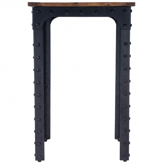 River Wood & Metal Pub Table, 5494330