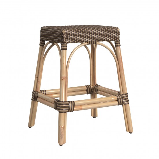 obias 24.5" Brown Counter Stool, 5513354