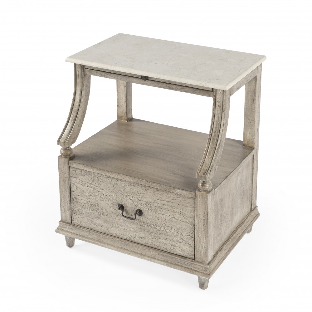 Danielle Marble Nightstand, 5519329